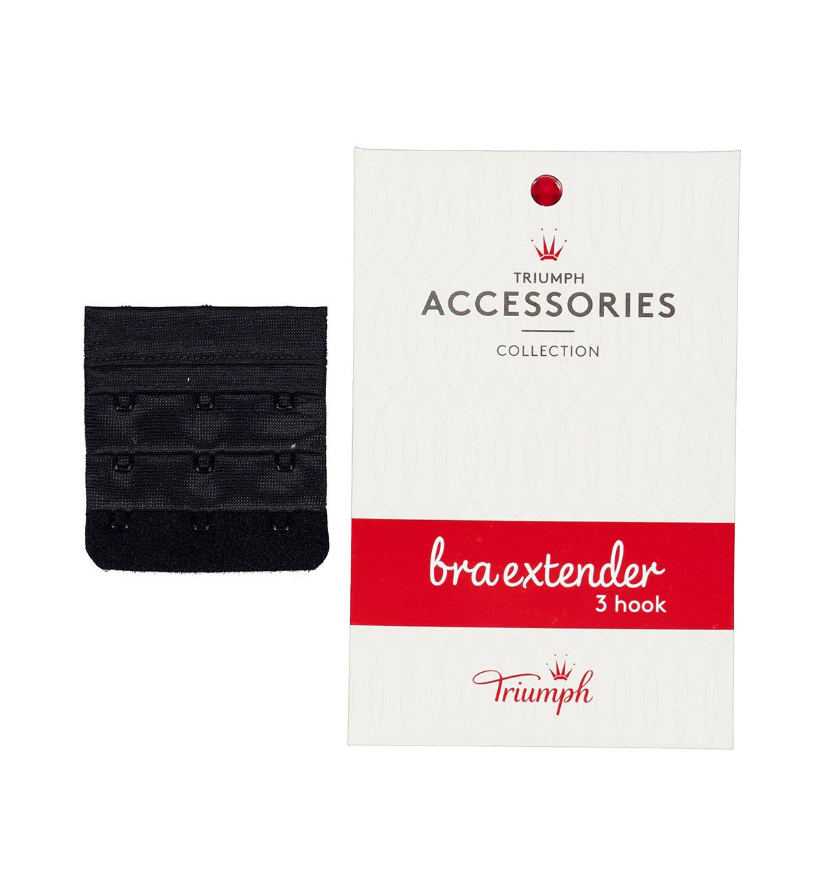 3 Hook-Bra Extenders In black, Bras Accessories