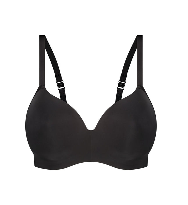 French Connection Women's Smooth Wirefree Strapless Bra - Jet Black
