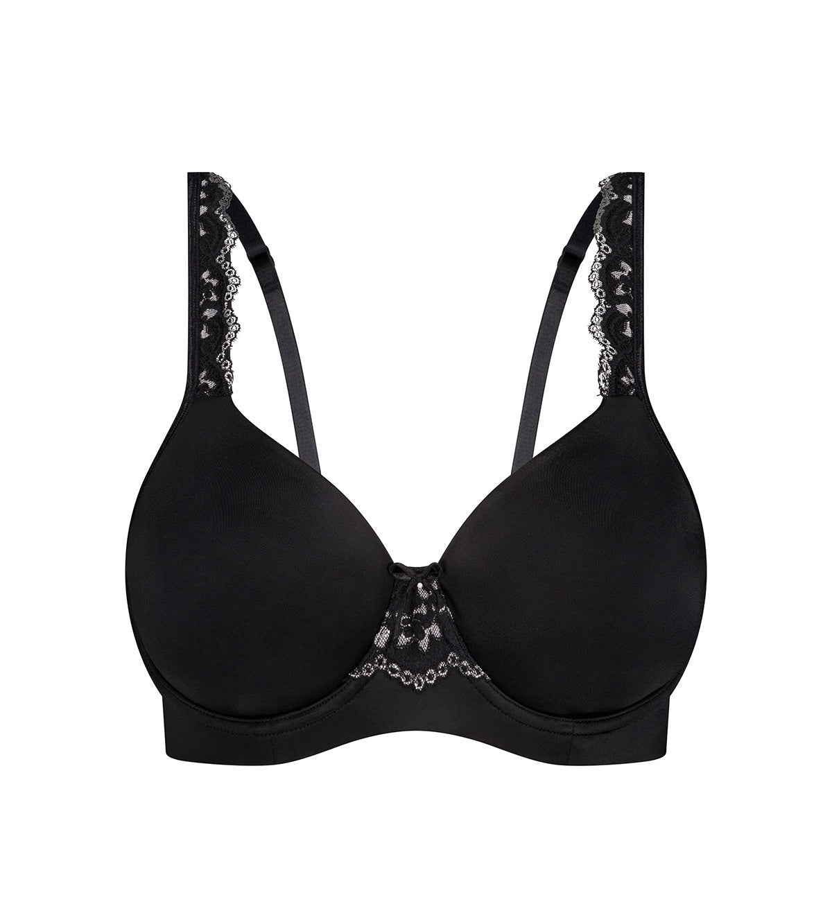 Gorgeous Silhouette Wired T-Shirt Bra In black