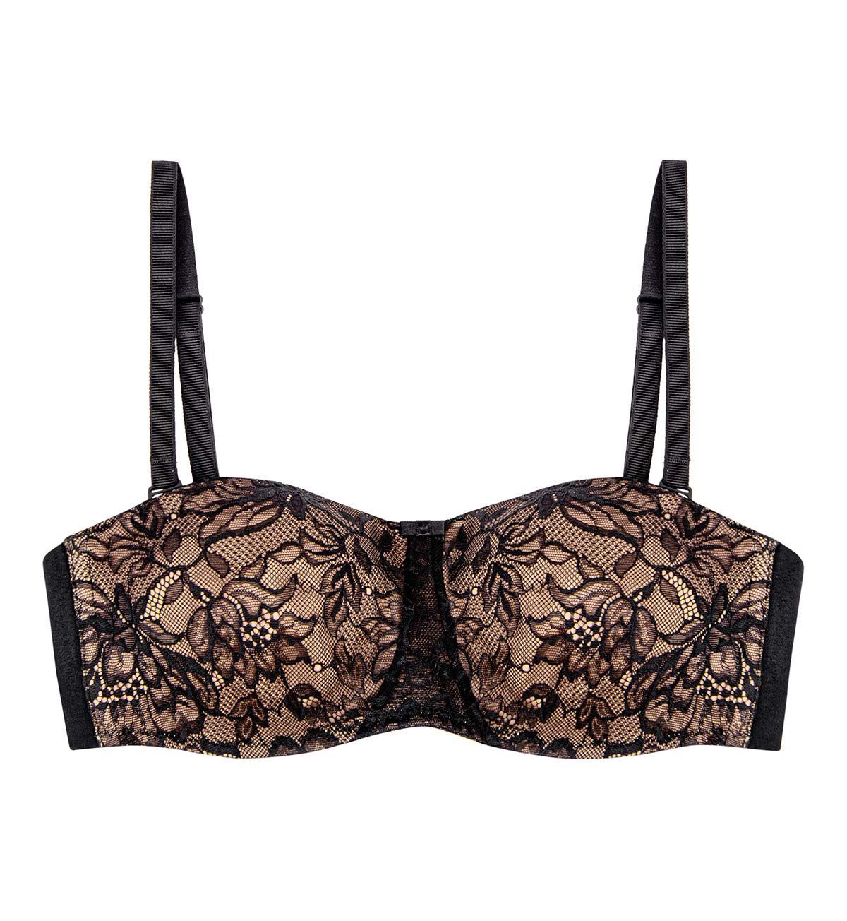 Amourette Wirefree Bra In black, Lacy Bras