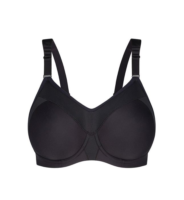Triaction Free Motion N EX Non Wired Sports Bra In Black – Mish