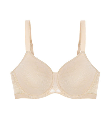Breezies Smooth Radiance Wirefree T-Shirt Bra-White-46B-NEW-A350861