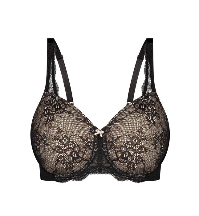 Contouring Sensation Minimiser Bra In black