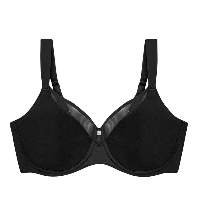 Women's Angel Seamless Underwire Bandeau Bra - Black - CZ11IKNQLQ3