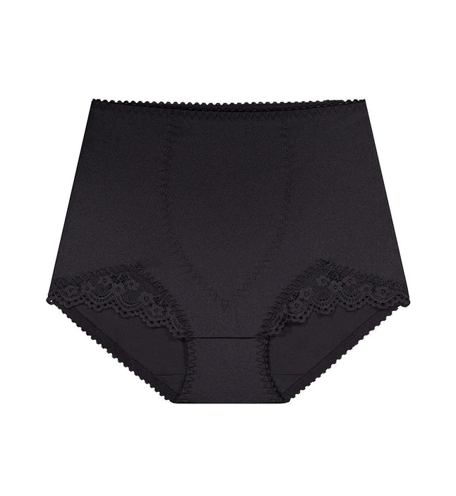 Women's Cotton Bikini Brief Tummy Control Shapewear Underwear Lace