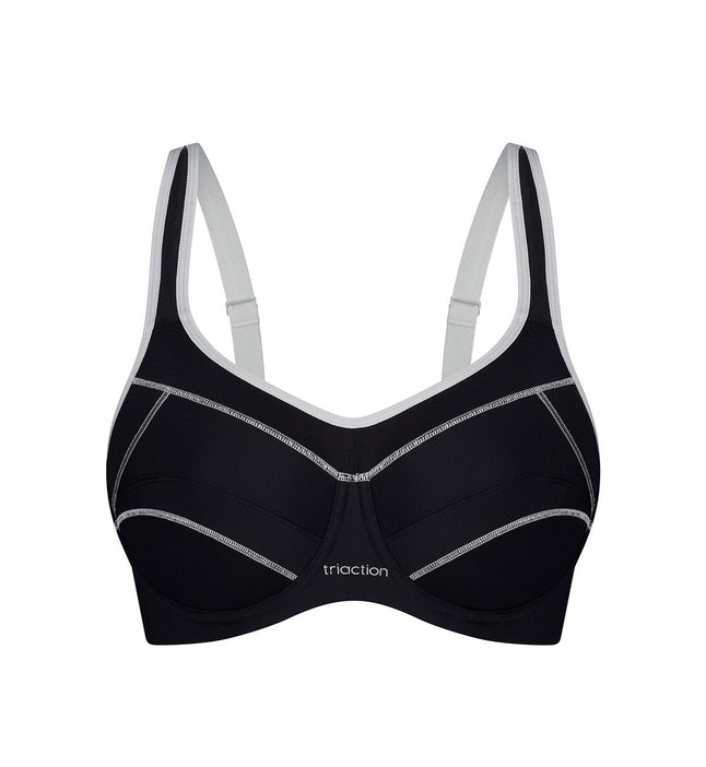 Triumph Women's Triaction Wellness Wirefree Bra - Black - Size 10C