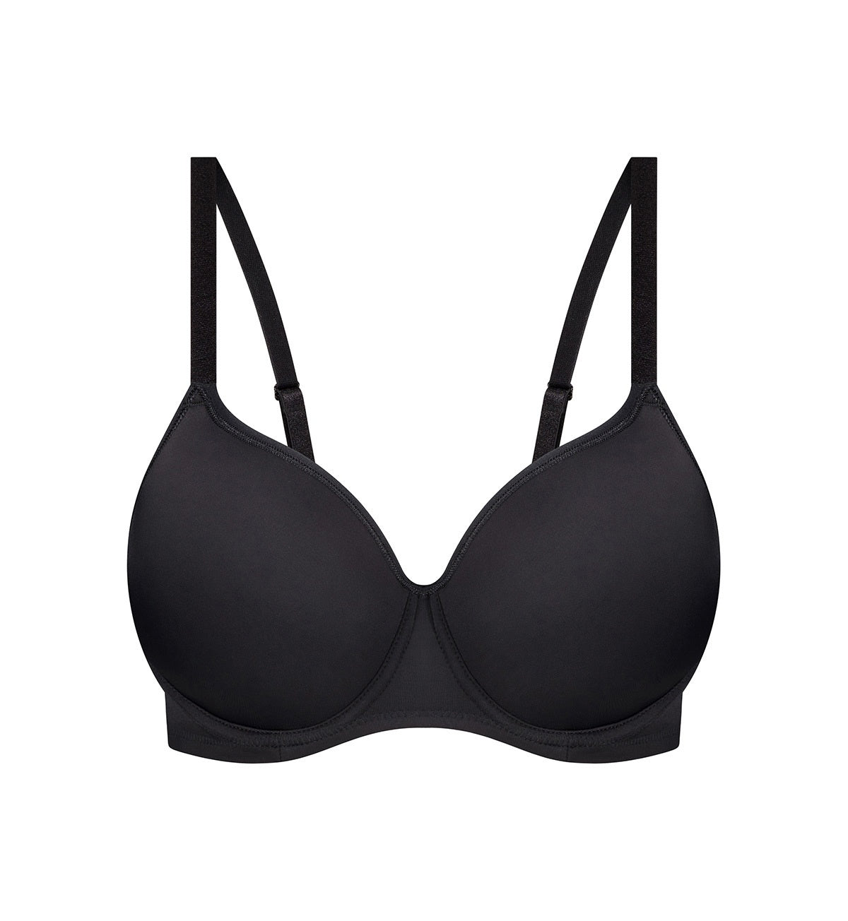 Buy Trylo Double Layered Non-Wired Full Coverage T-Shirt Bra - Black at  Rs.690 online