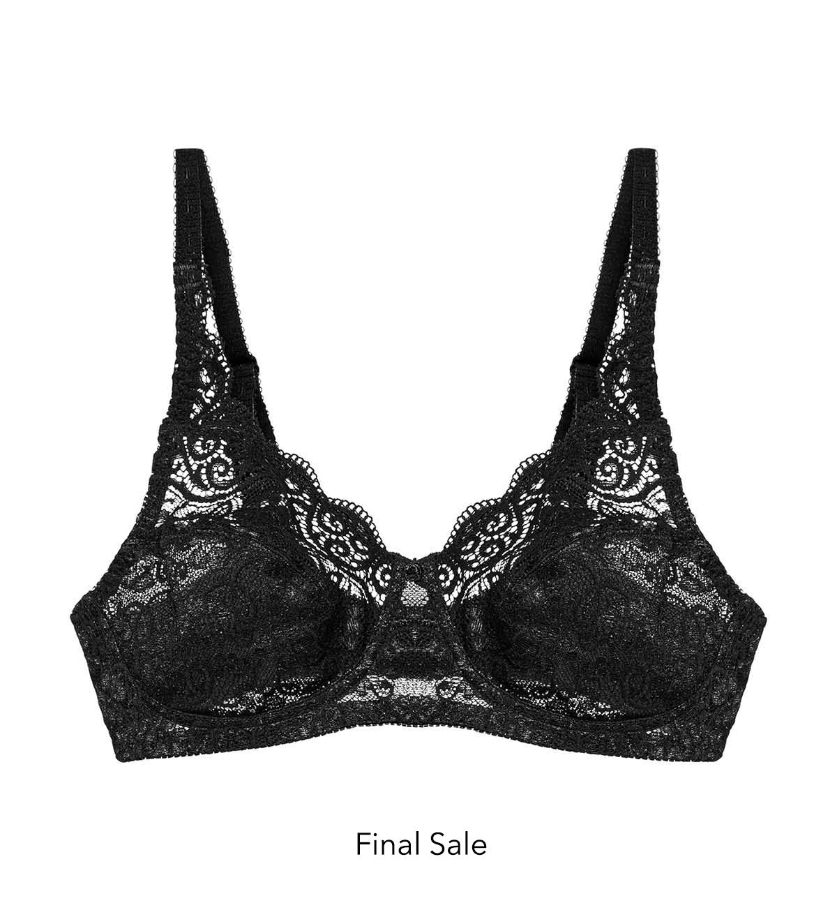 Triumph Lace Wire-free Maternity Bra - Black - Curvy Bras