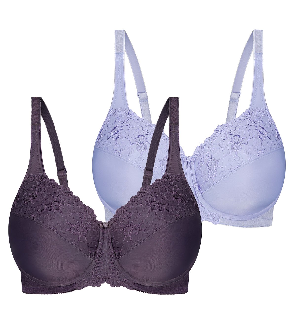 Embroidered Minimiser Twin Pack Bra In blue | Triumph Lingerie