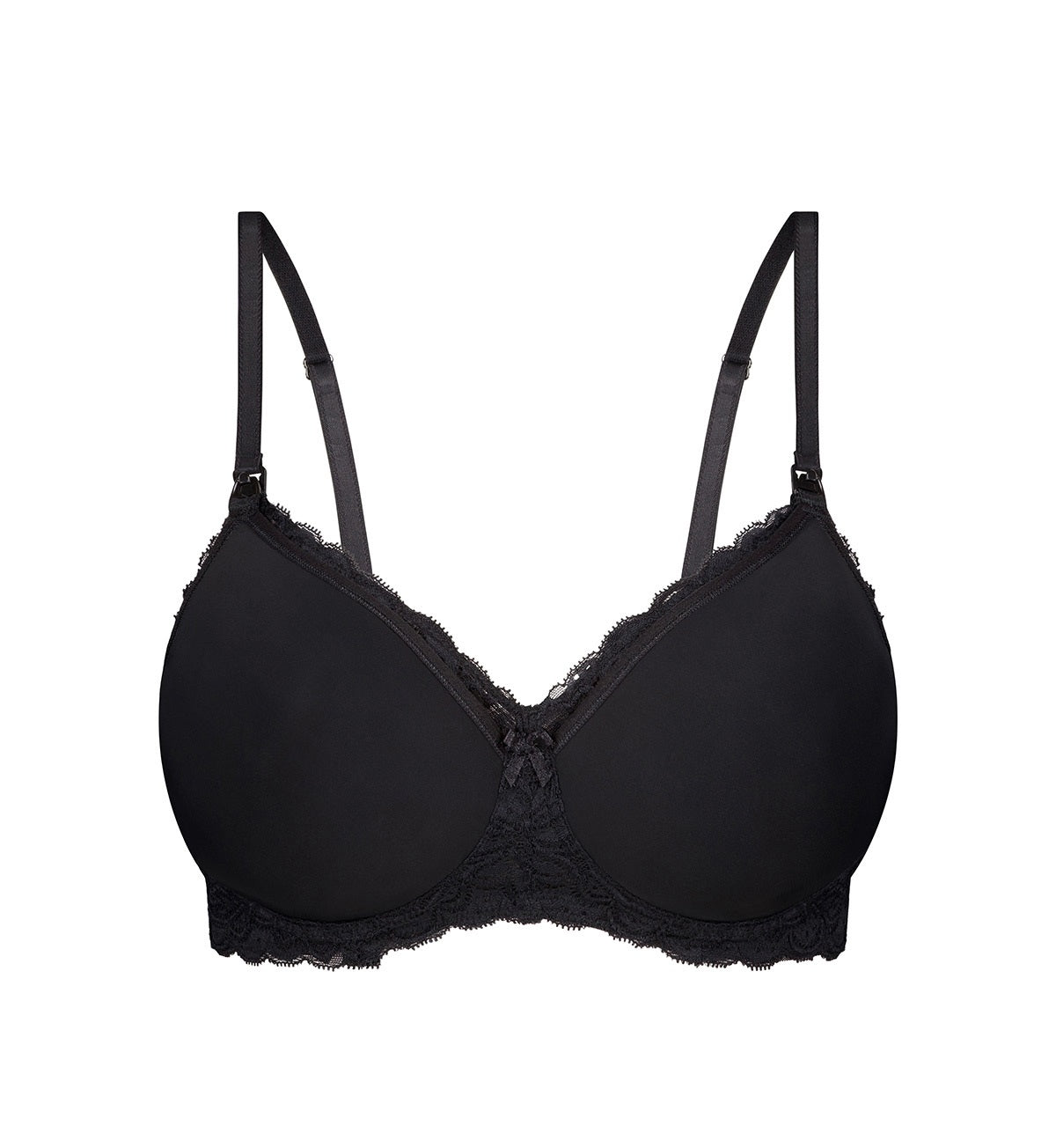 Buy Black Trapped Lace Smooth Strapless Bra from Next USA