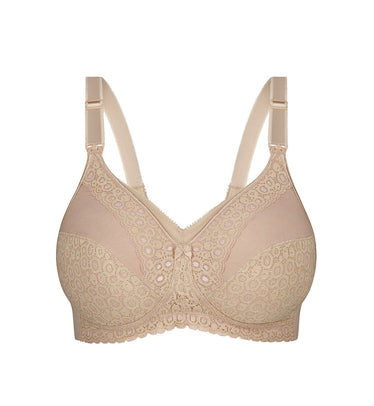 Buy Triumph Double Layered Non Wired Full Coverage Maternity / Nursing Bra  - White at Rs.600 online