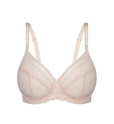 Triumph Lace Spotlight W Underwired Full Cup Bra Dusty Pink (6237) CS :  : Clothing, Shoes & Accessories