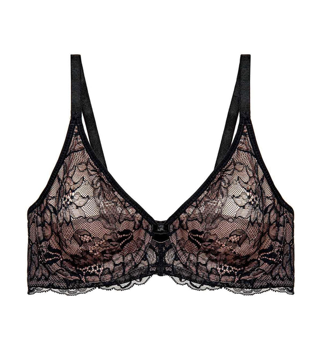 Triumph Amourette Charm Padded Bra - Black - Curvy