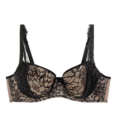 Triumph Amourette Charm Wired Padded Bra In Black