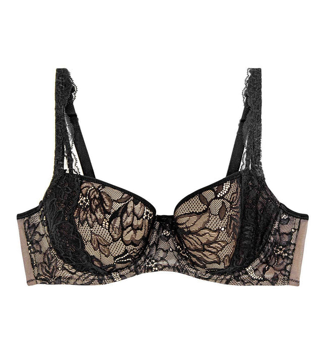Charmed and Delighted Black Lace Bralette