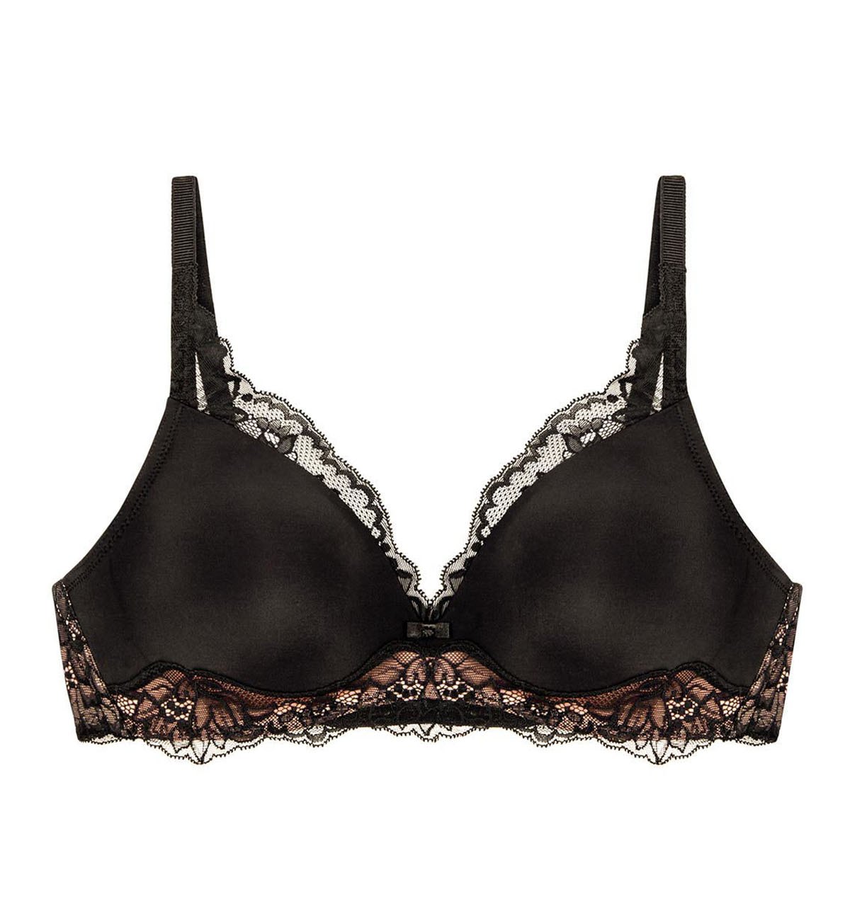 Amourette Charm Padded Wirefree Bra In black