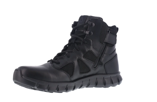 women's tactical boots with side zipper