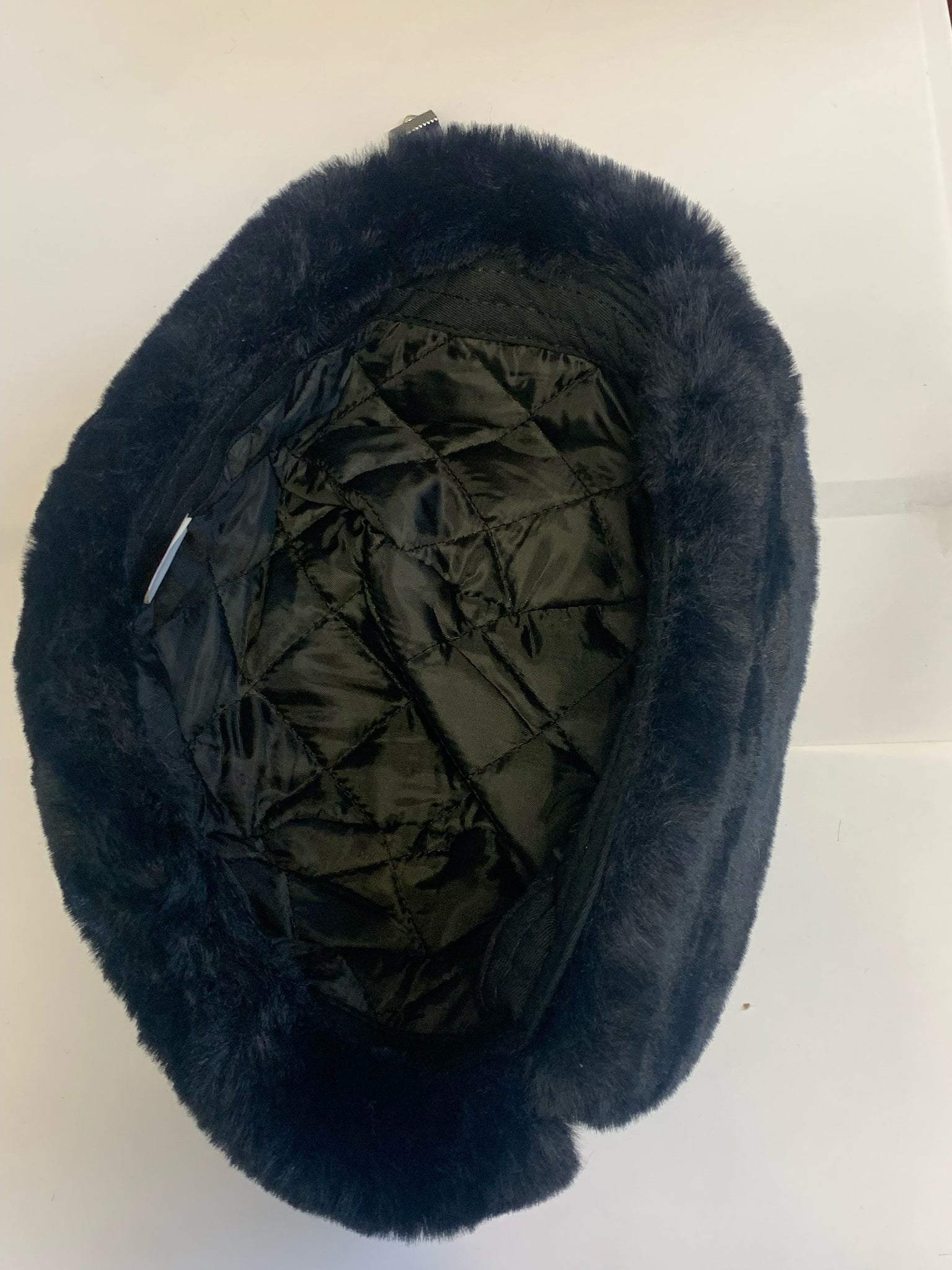 Taslon Faux Fur Trooper Cap Navy Blue - Emergency Responder Products