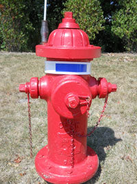 Reflective Fire Hydrant Collars - Emergency Responder Products