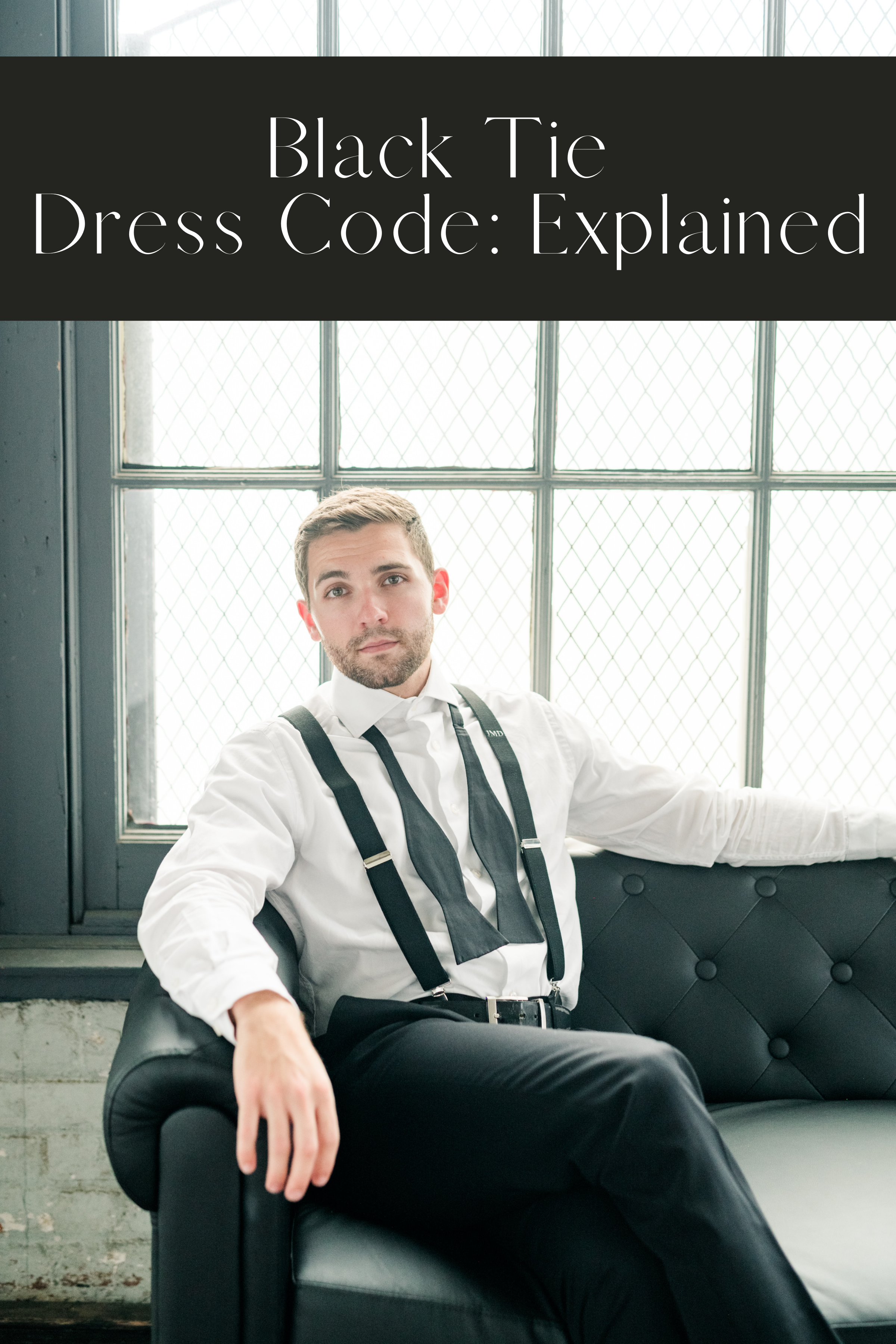Black tie dress code 