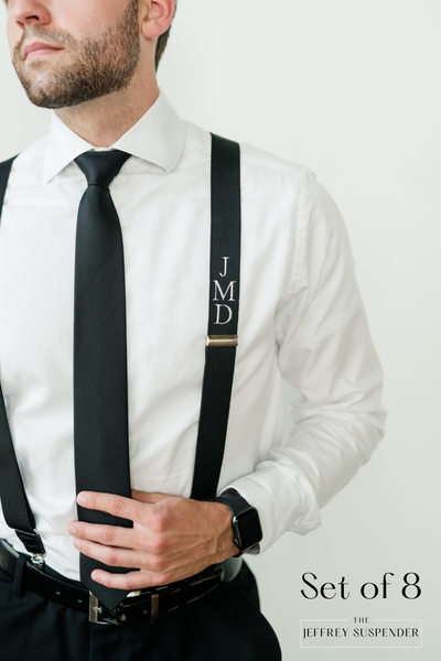 Monogram Suspenders – AGM Designs