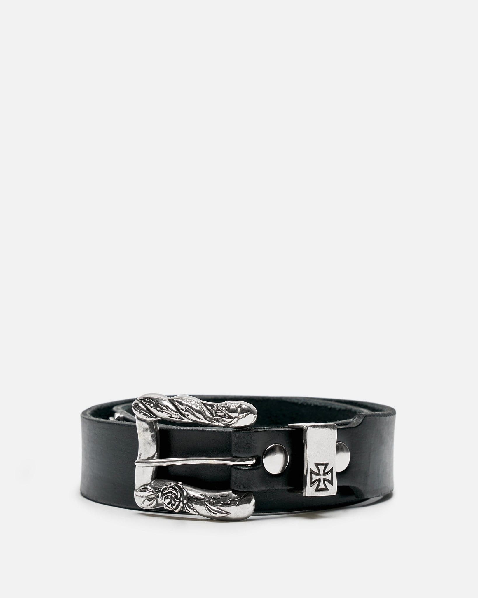 Bat Stud Texas Serenade Belt in Black