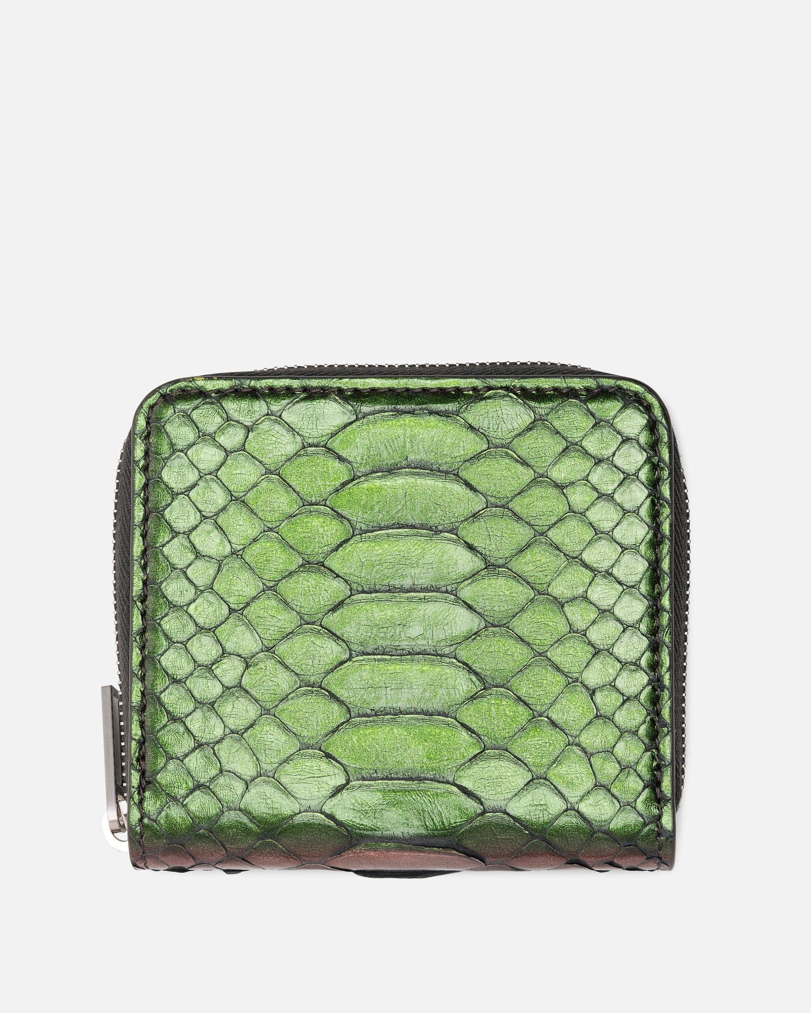 Python Zipped Wallet in Iridescent