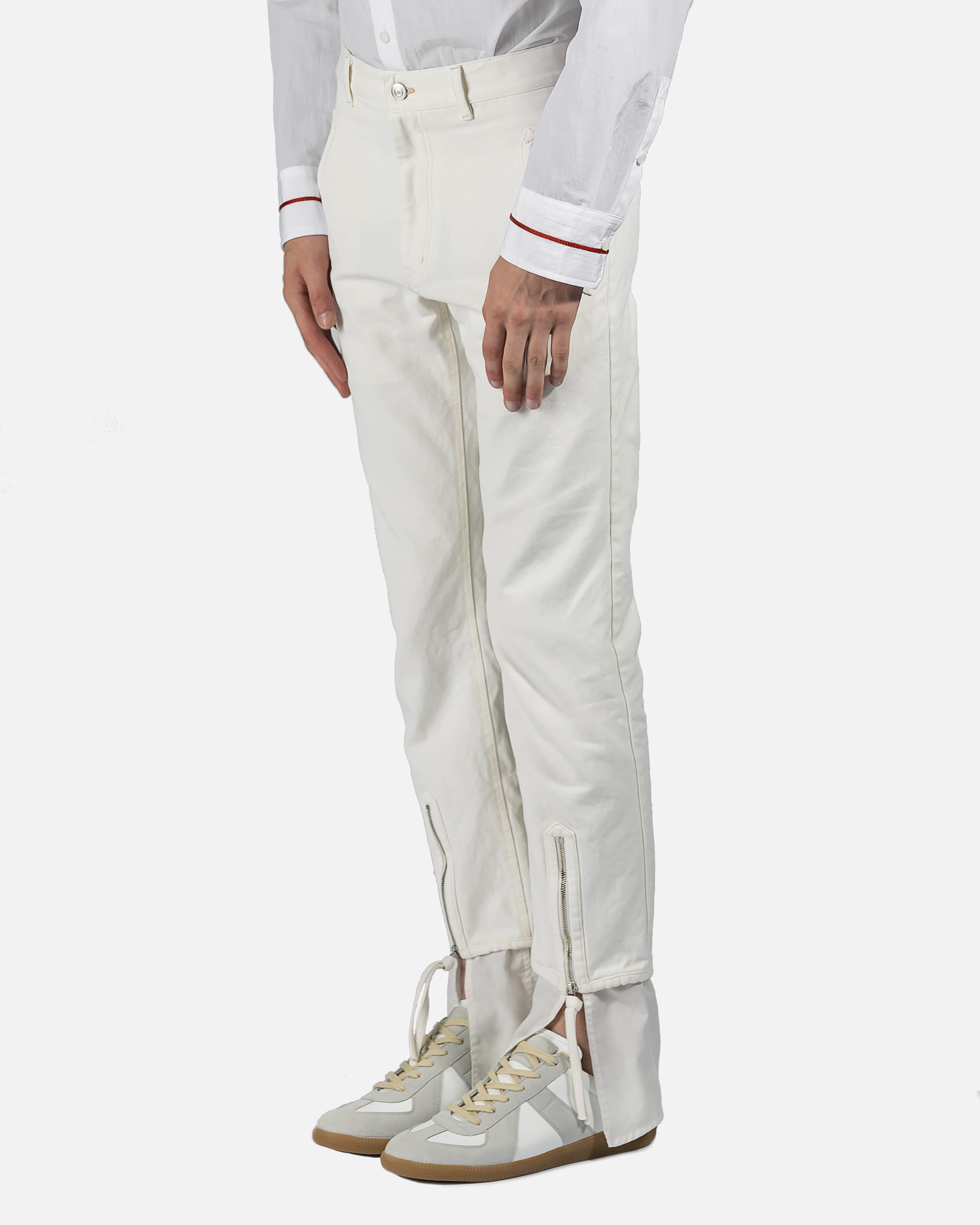 2 Strap Cotton Pants in White