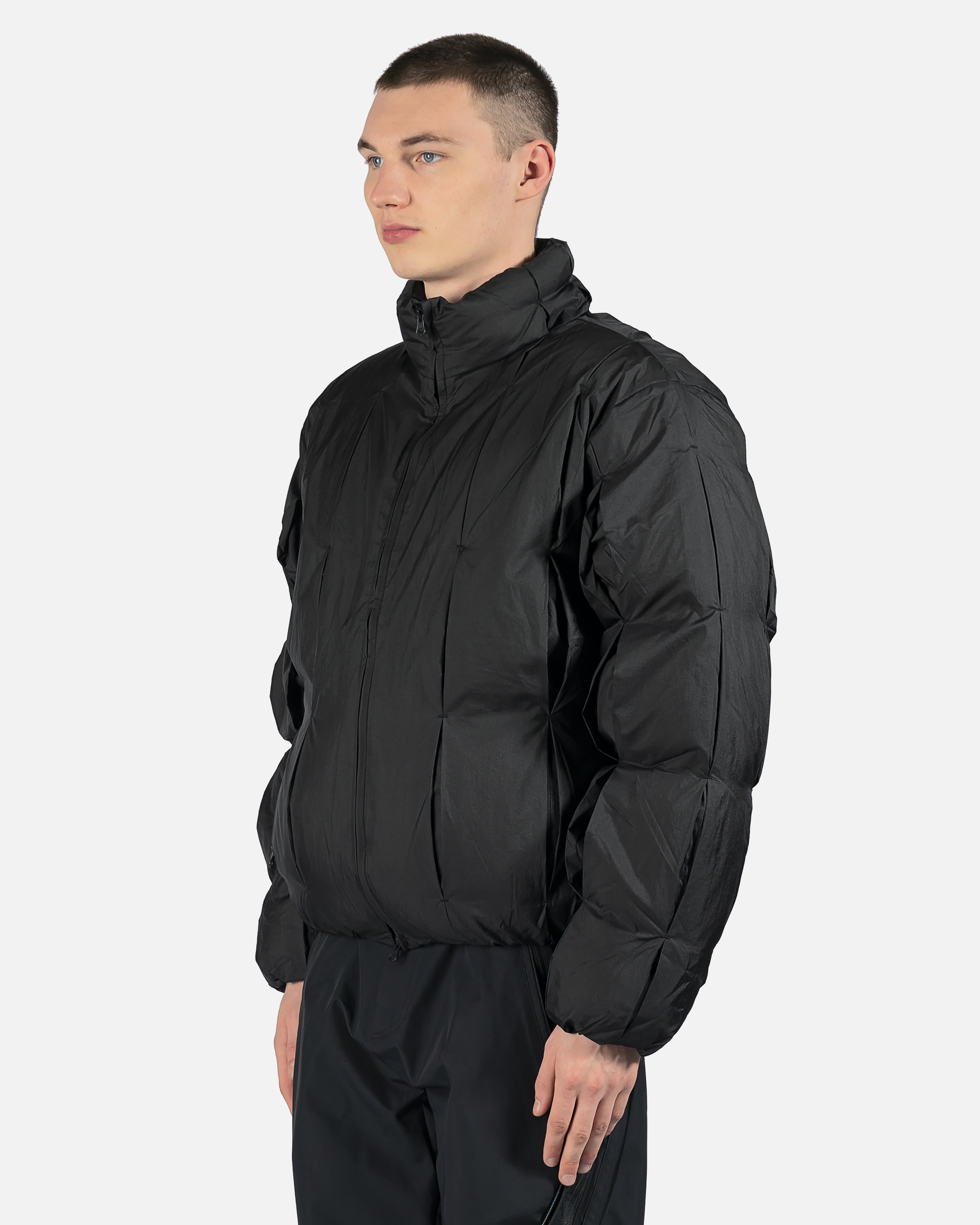 4.0+ Down Center Puffer Jacket in Black