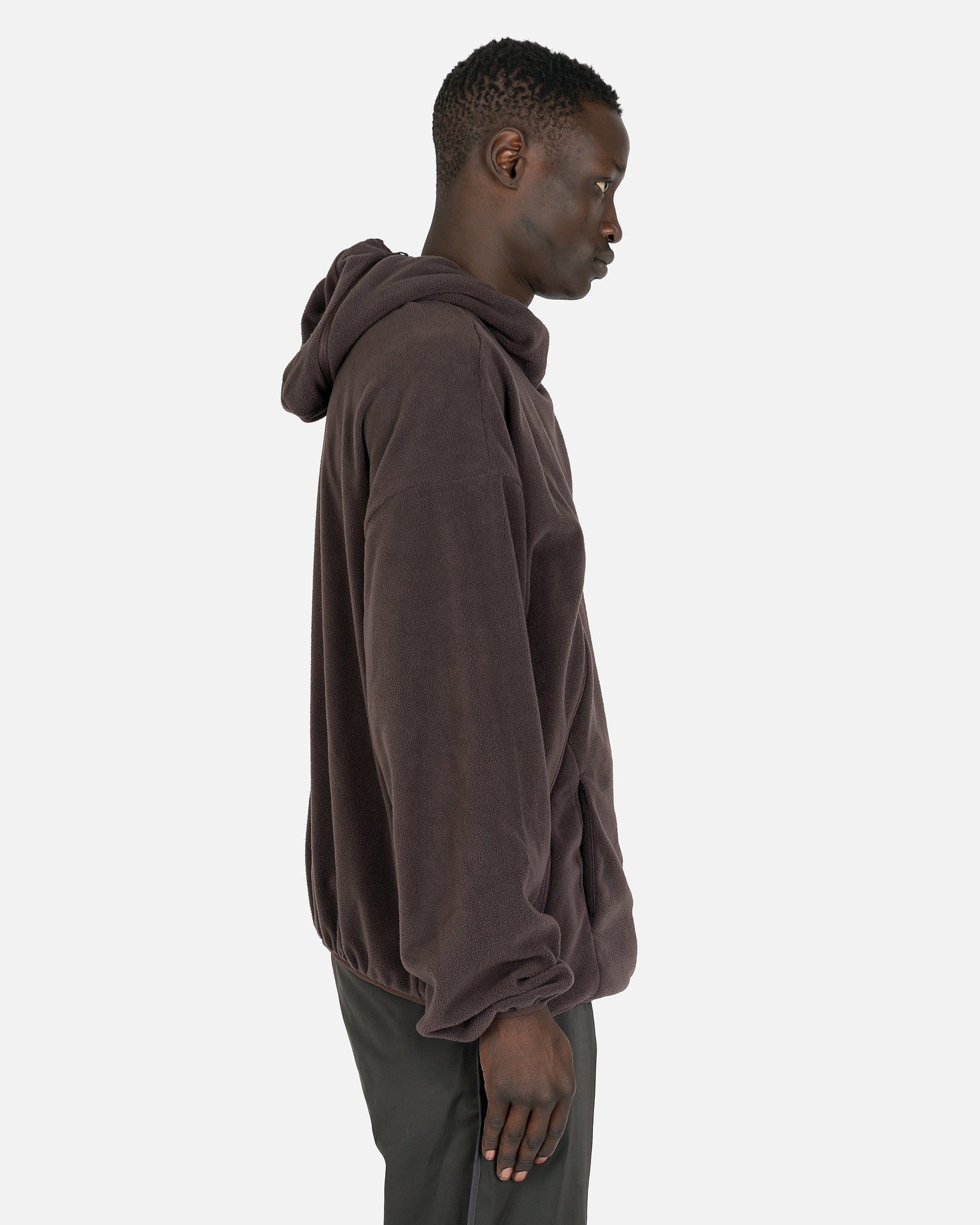 4.0+ Hoodie Center in Brown