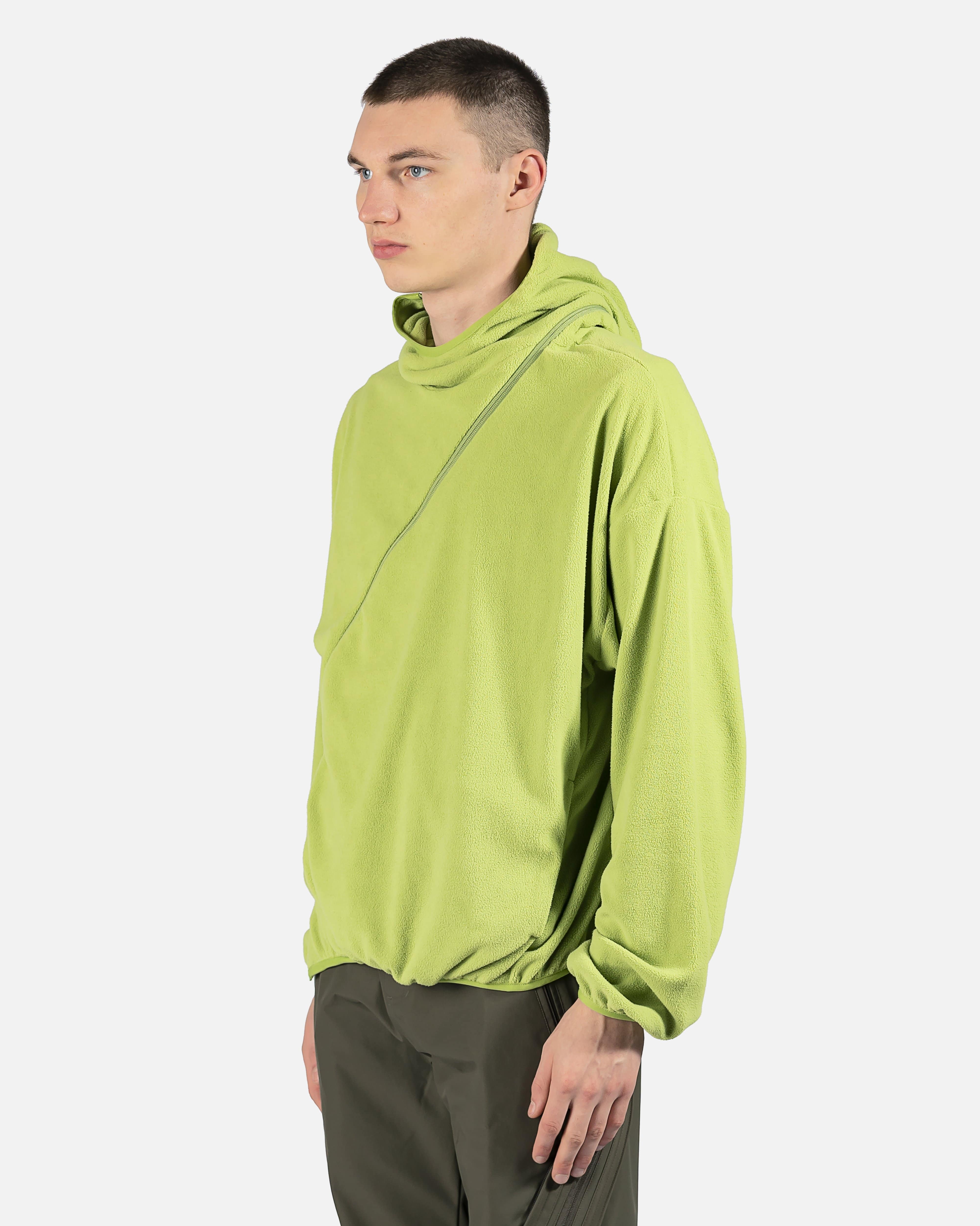 4.0+ Hoodie Center in Neon Green