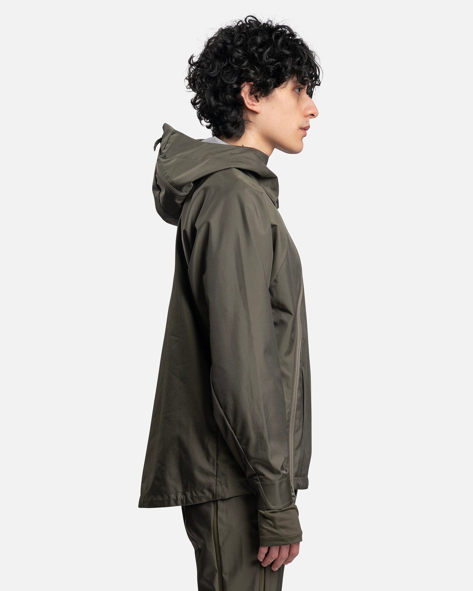 5.0 Technical Jacket Center in Olive Green