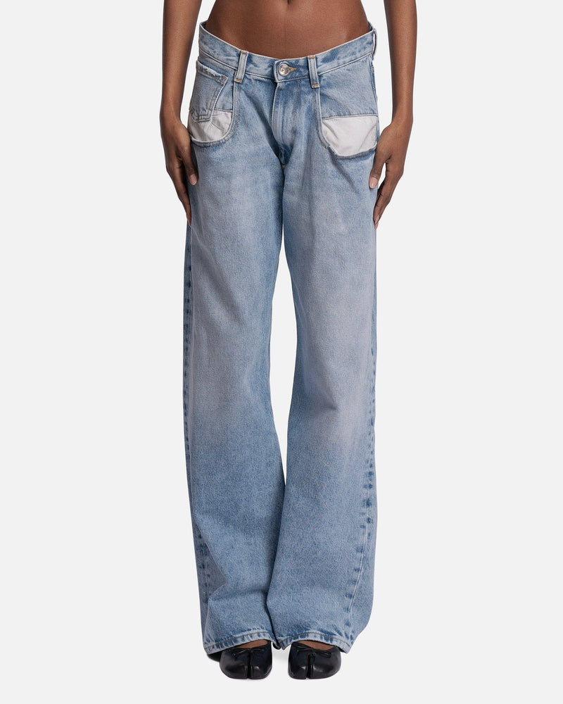 5 Pockets Boyfriend Jeans in Blue