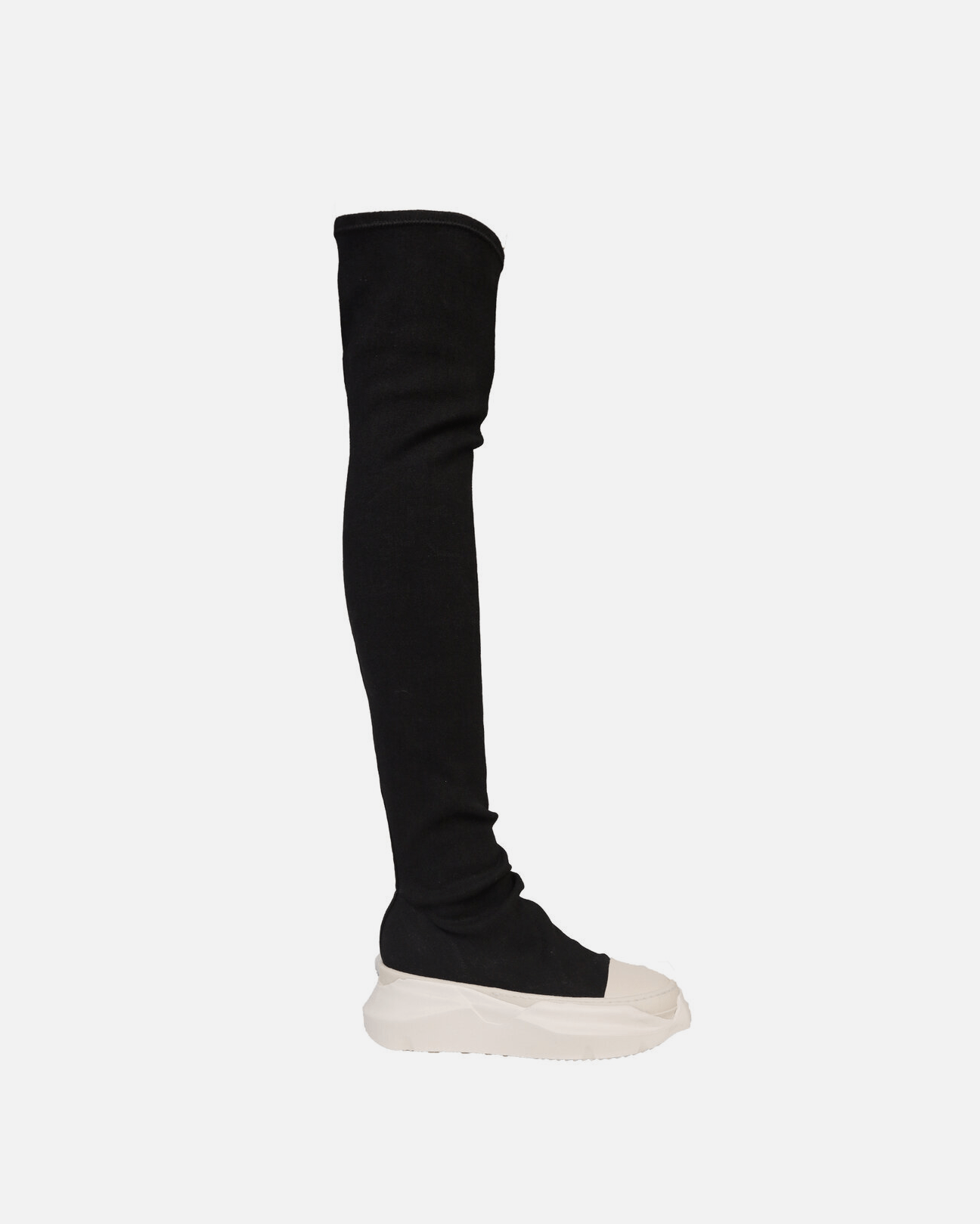 Abstract Sock Sneakers in Black/Milk