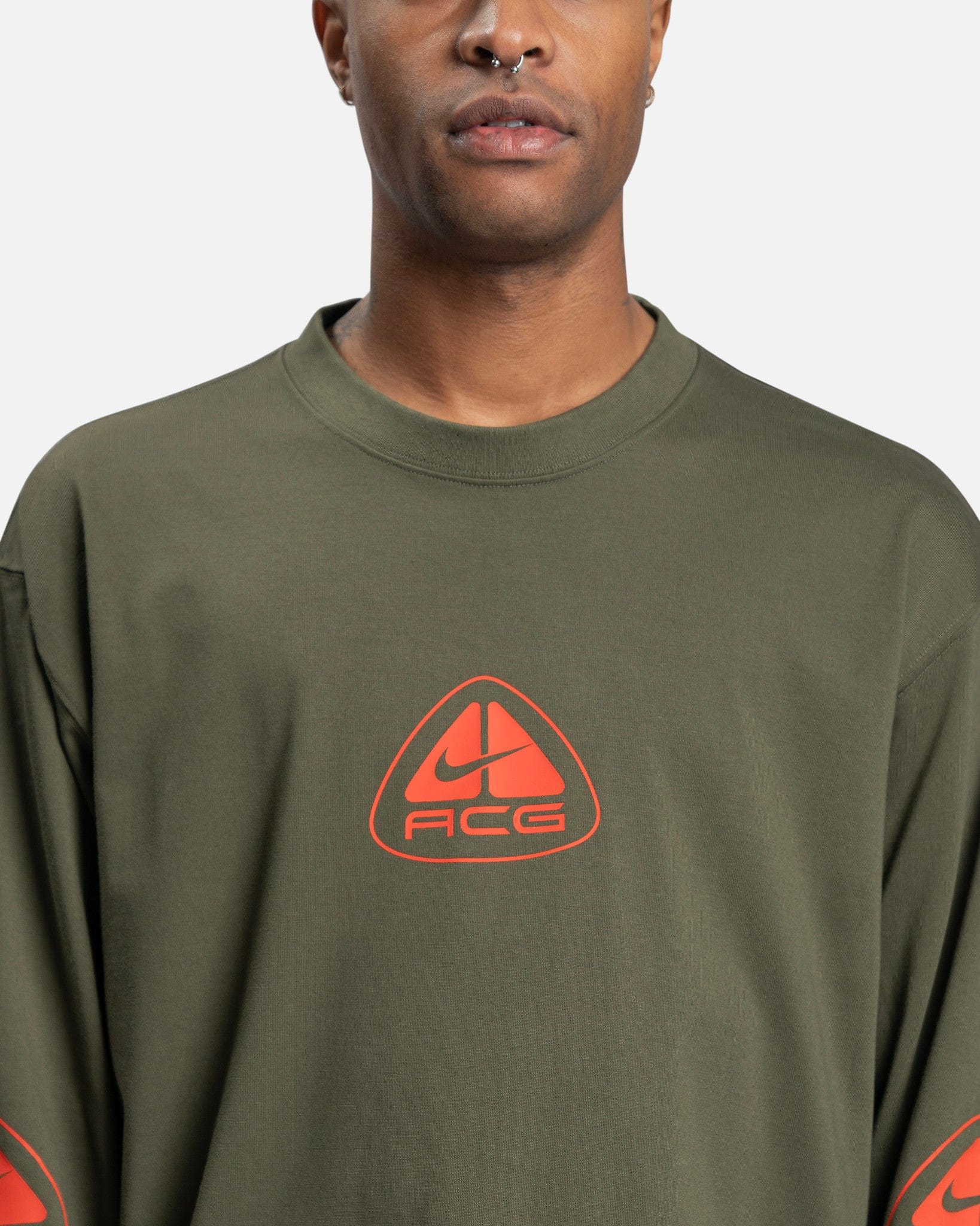 ACG Lungs Long Sleeve T-Shirt in Cargo Khaki