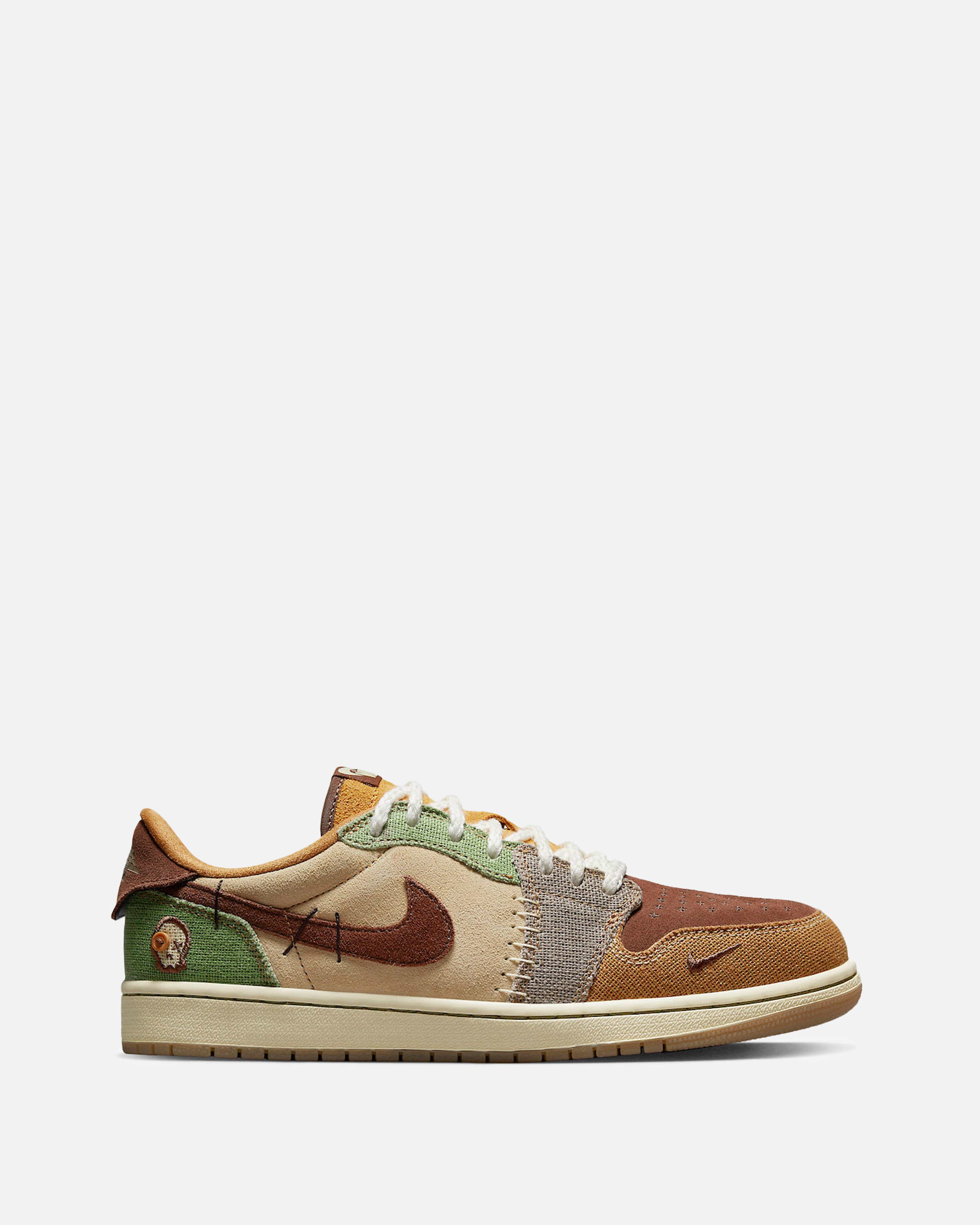 Air Jordan 1 Low 'Flax and Oil Green'