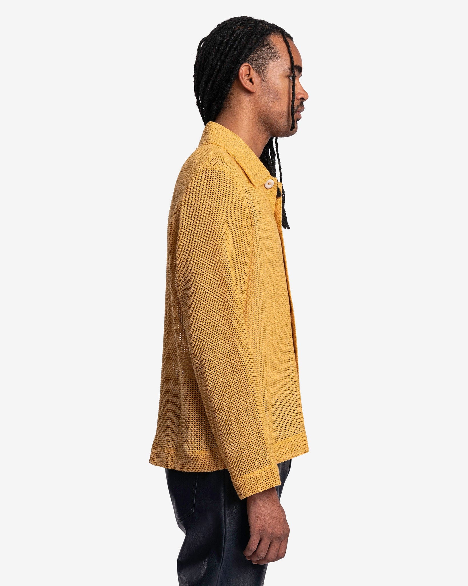 Ajani Overshirt in Fringed Aurum