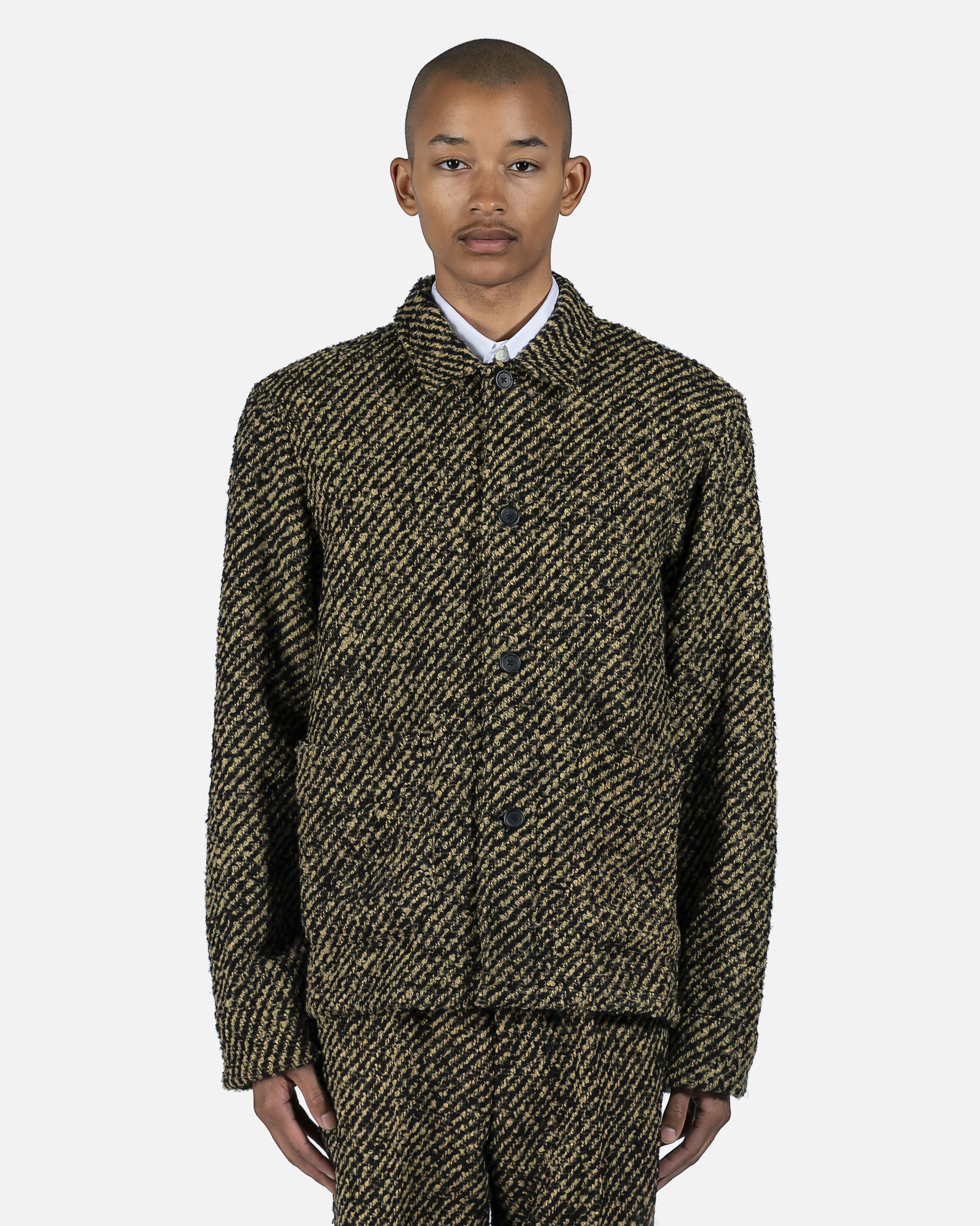 Archive Box Jacket in Black/Beige – SVRN