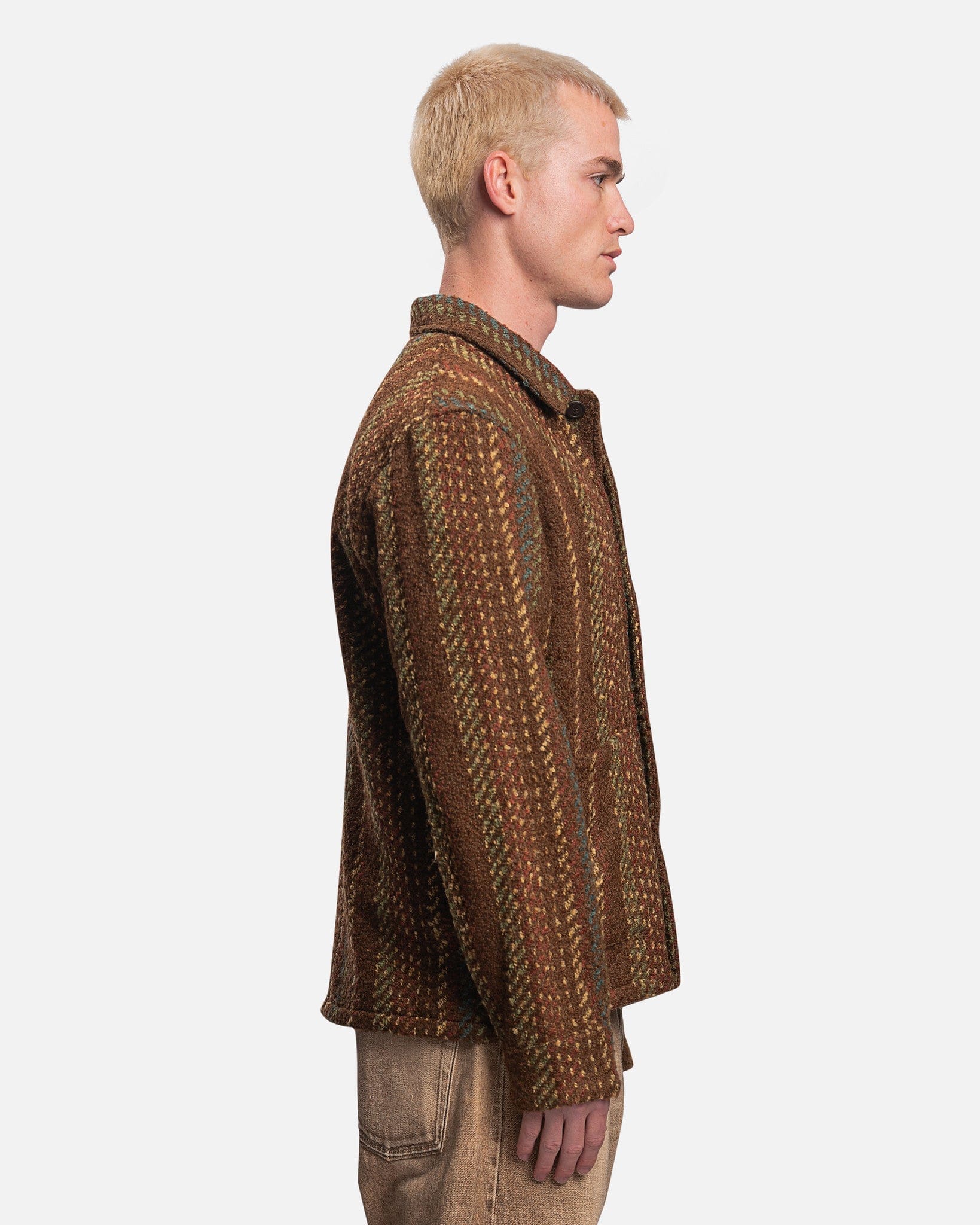 Archive Box Jacket in Kaleidoscope Jazz Wool