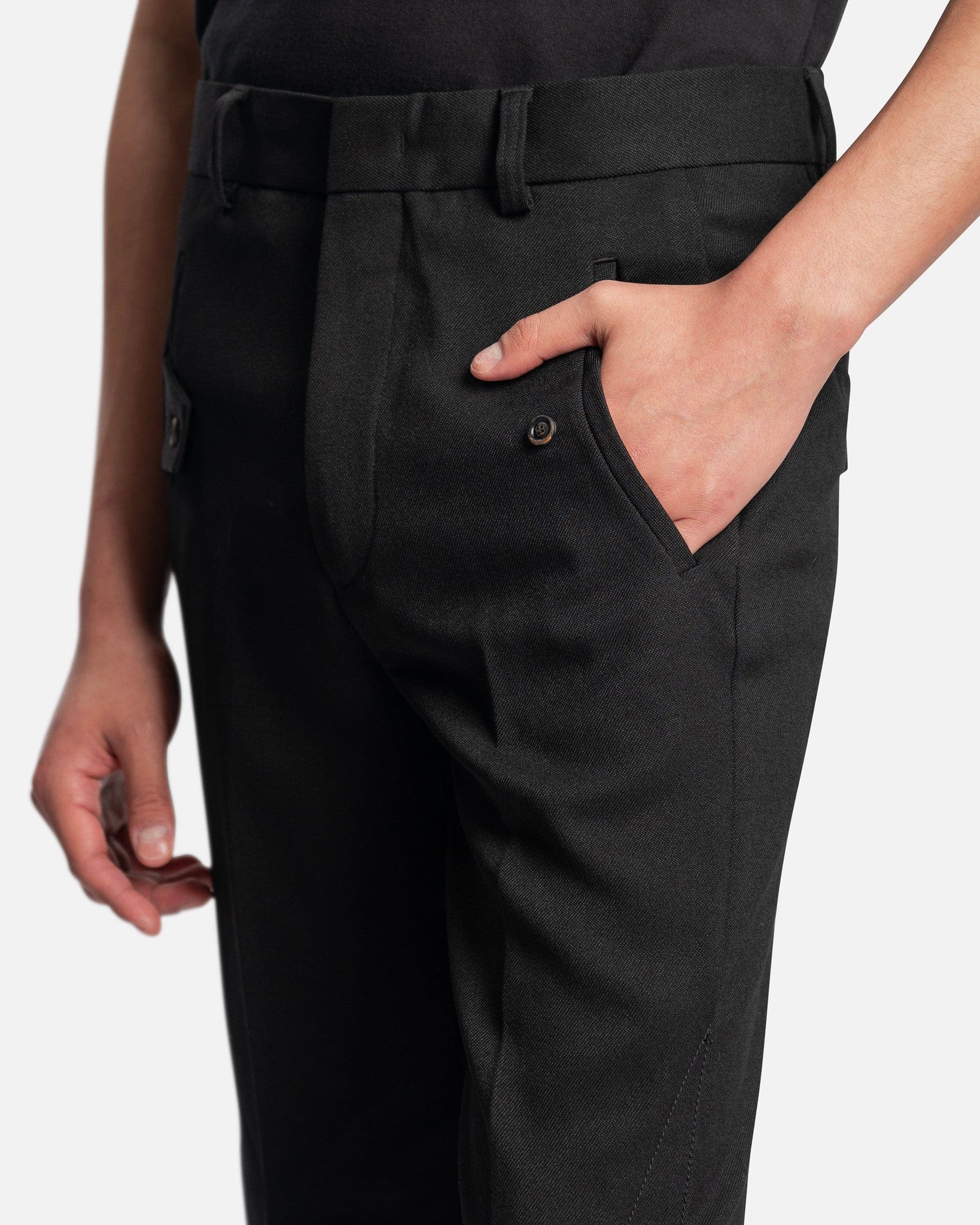 Arzent Wide Leg Trousers in Black