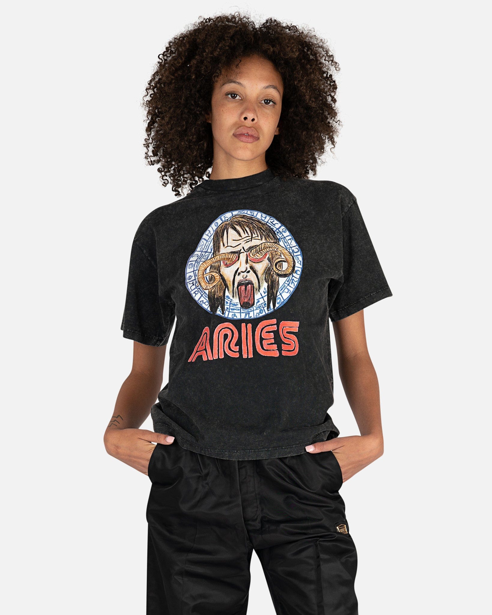 Astrology for Aliens T-Shirt in Acid Wash