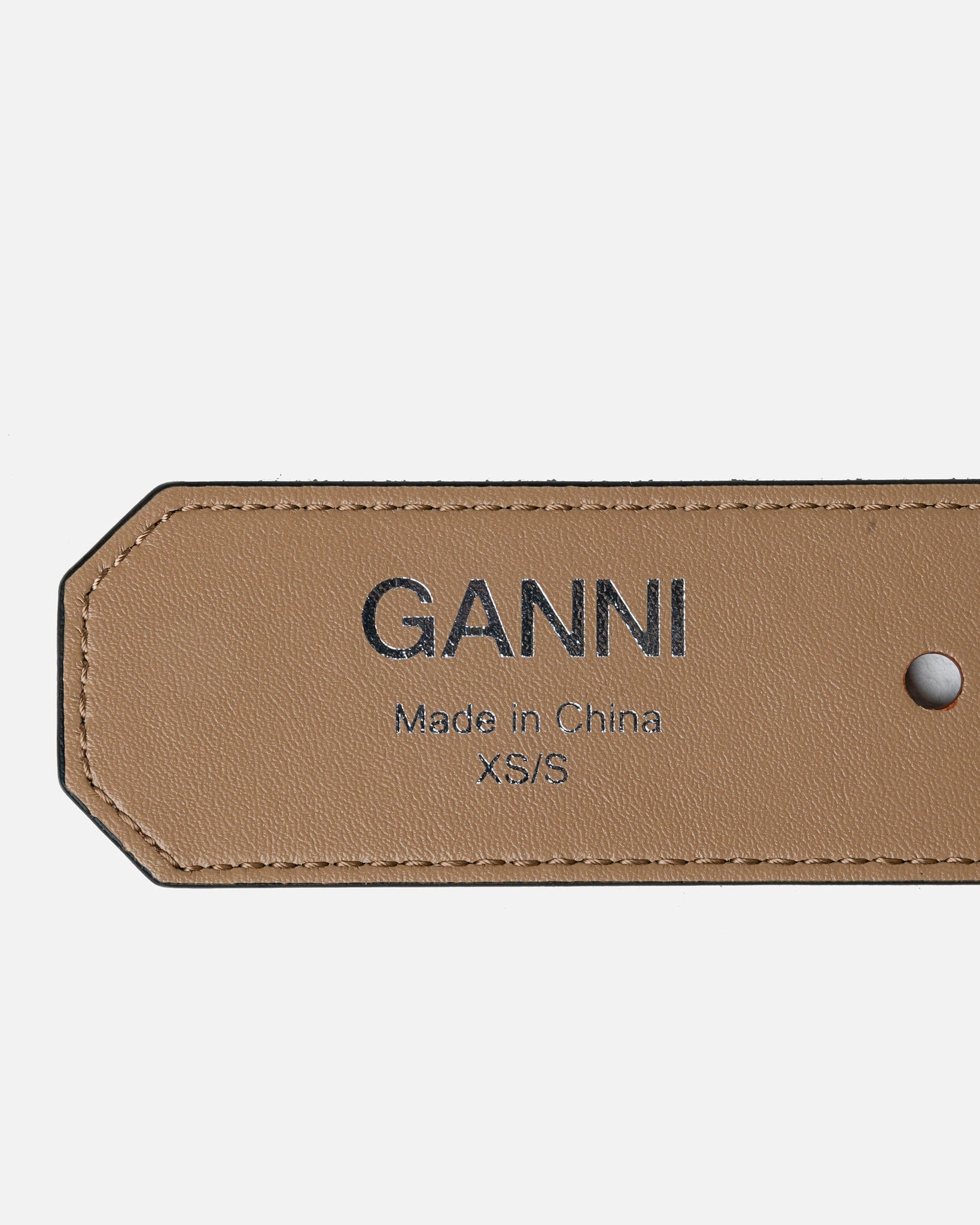 Banner Belt in Cognac