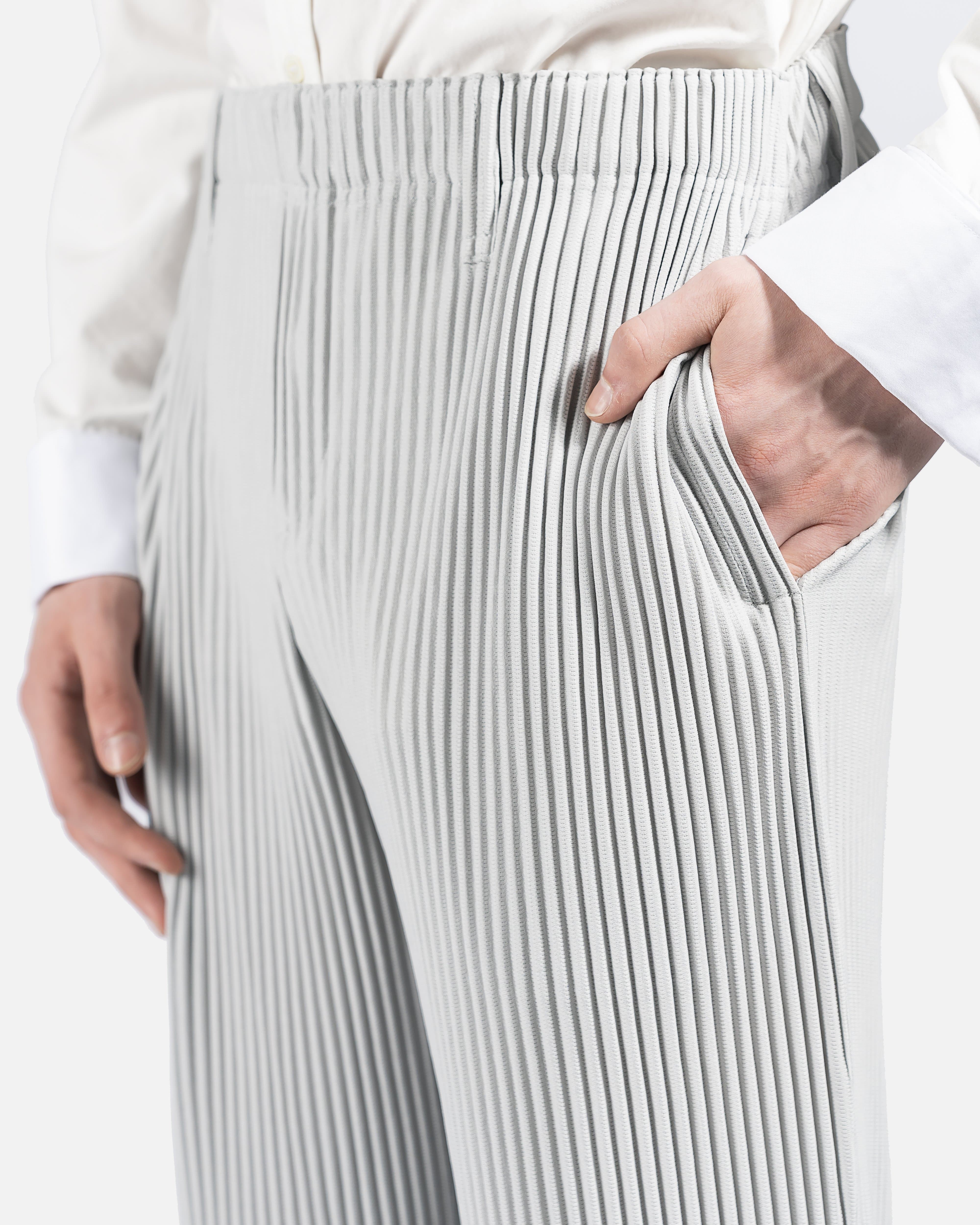 Basics Pleated Trousers in Grey – SVRN