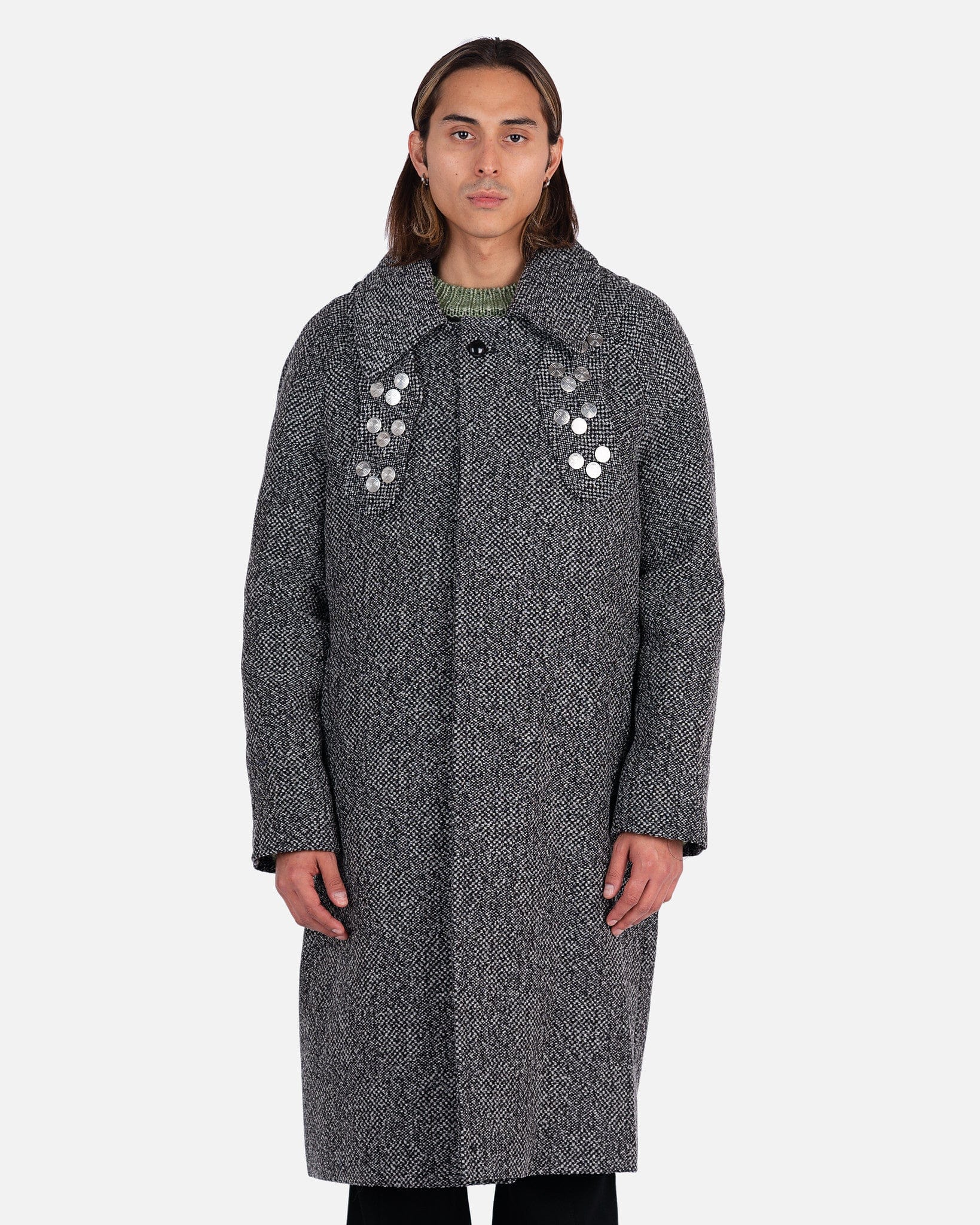 Bayder Coat in Speckled Grey