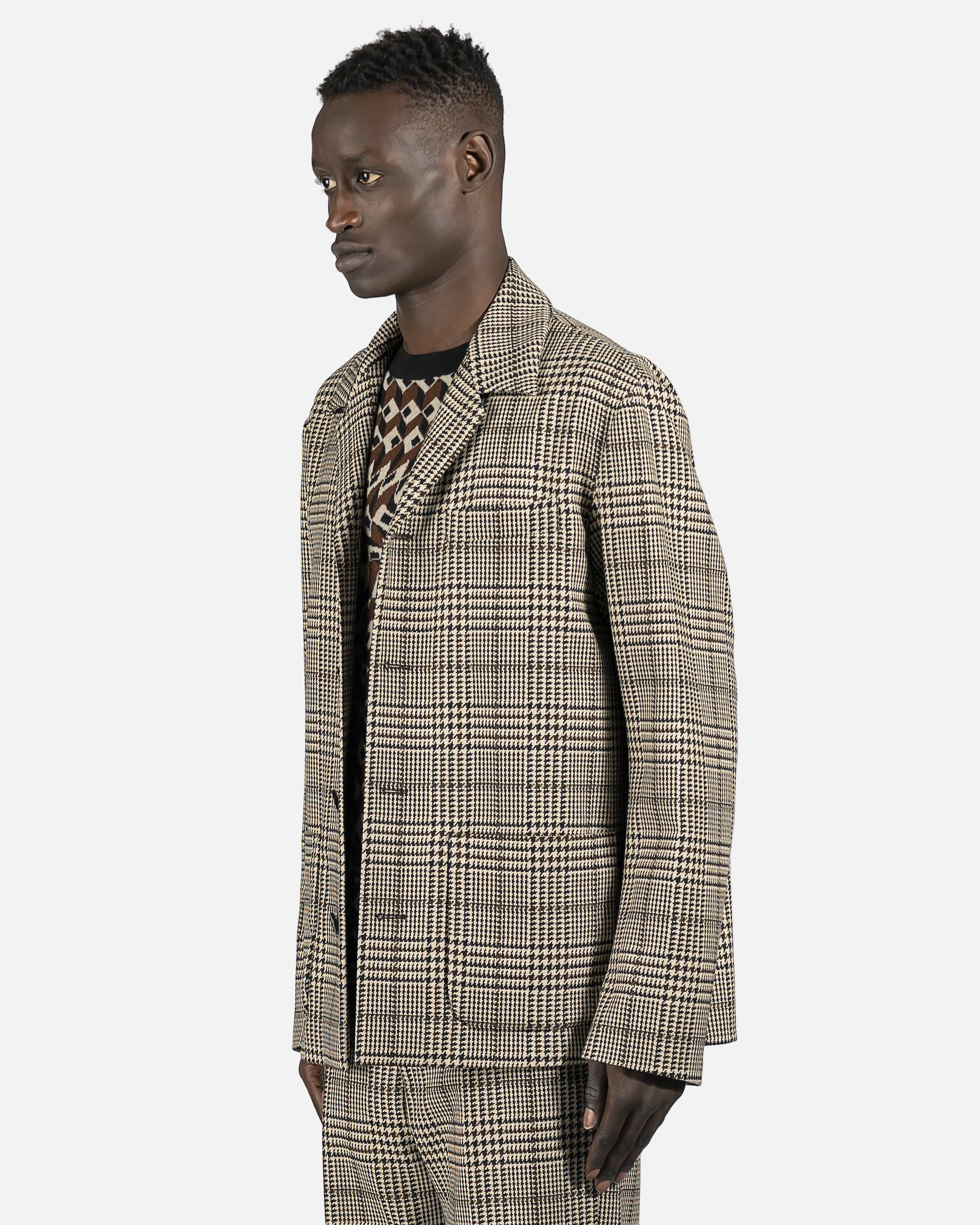 Bayo Jacket in Beige Check