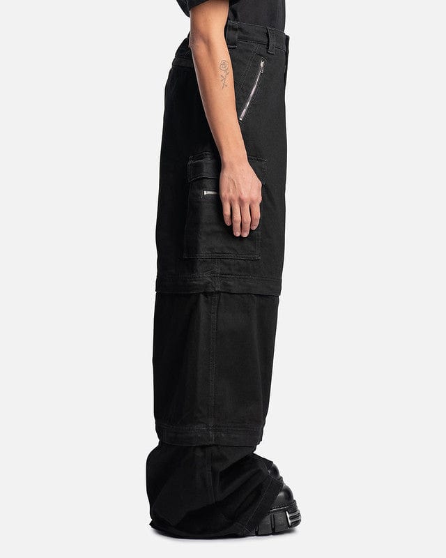 Big Shape Transformer Jeans in Black