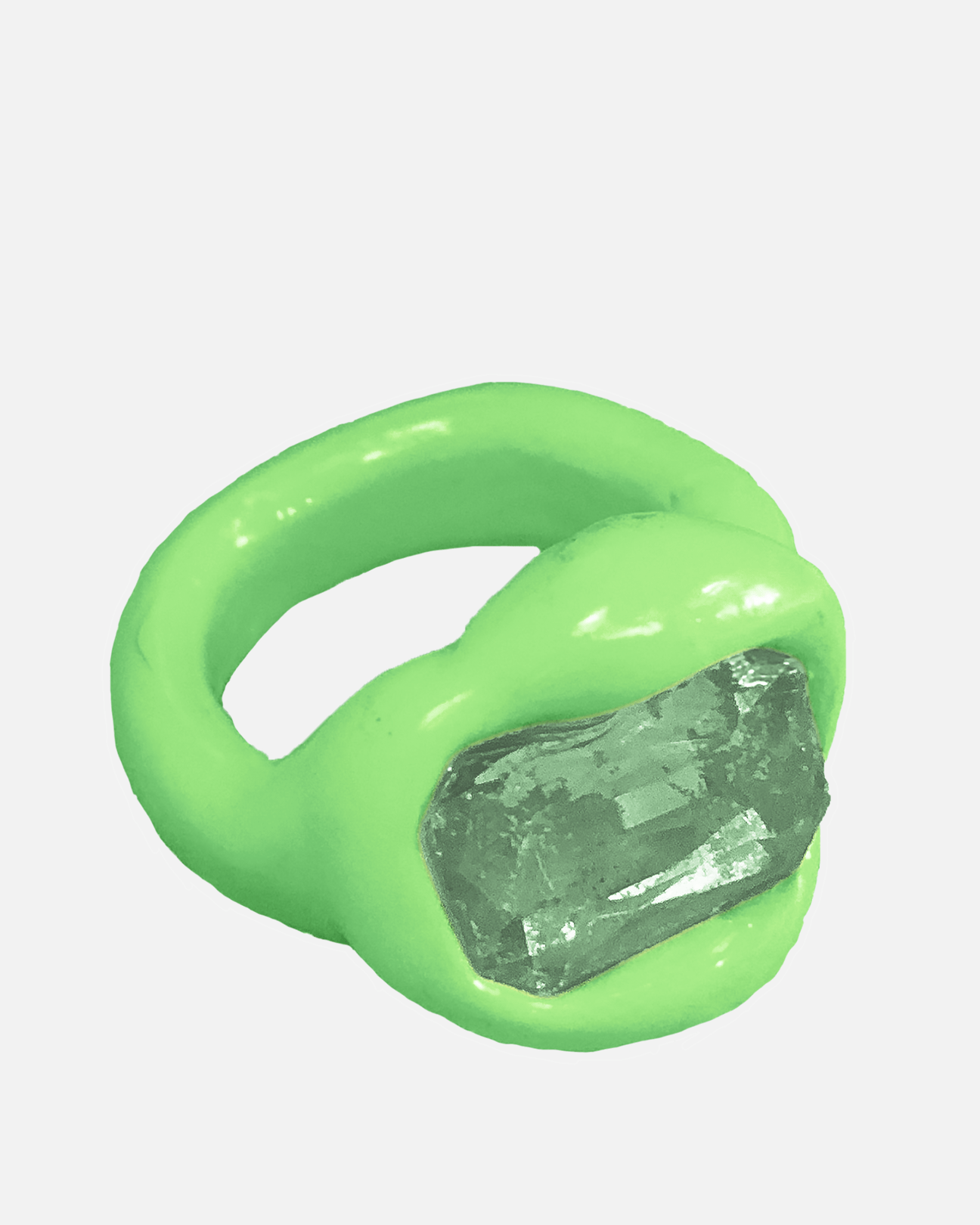 Bling Ring in Green/Green