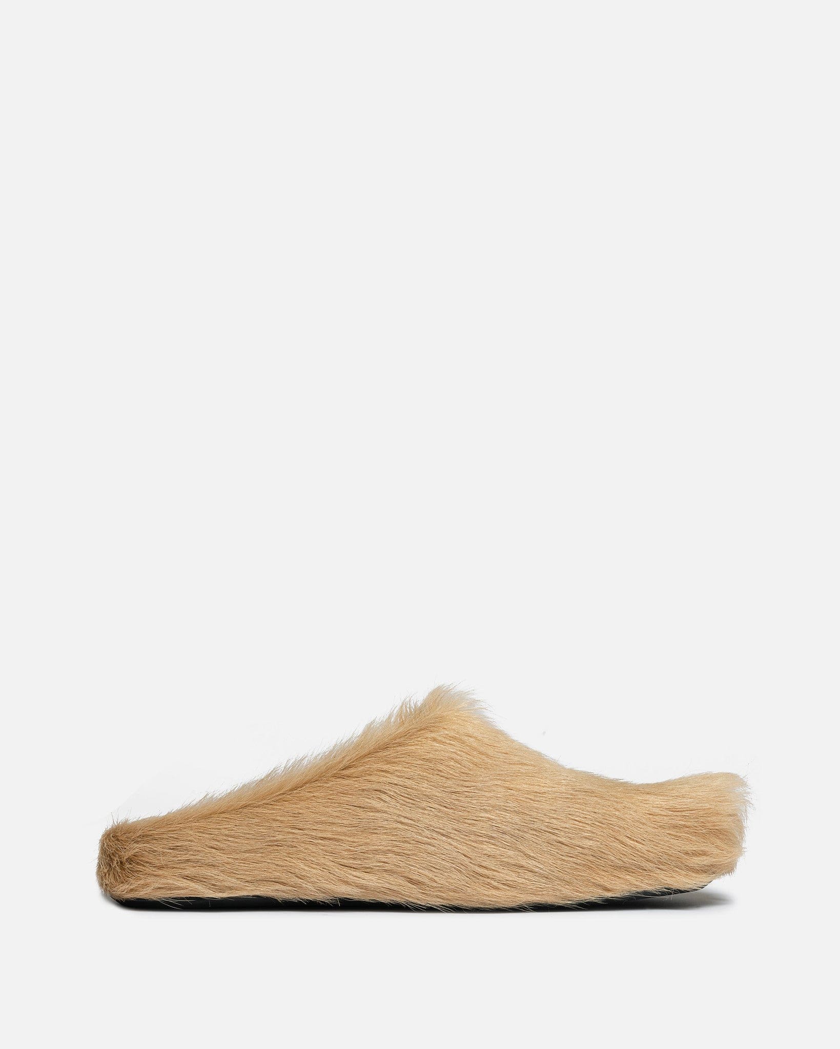 Calf-Hair Sabot in Beige