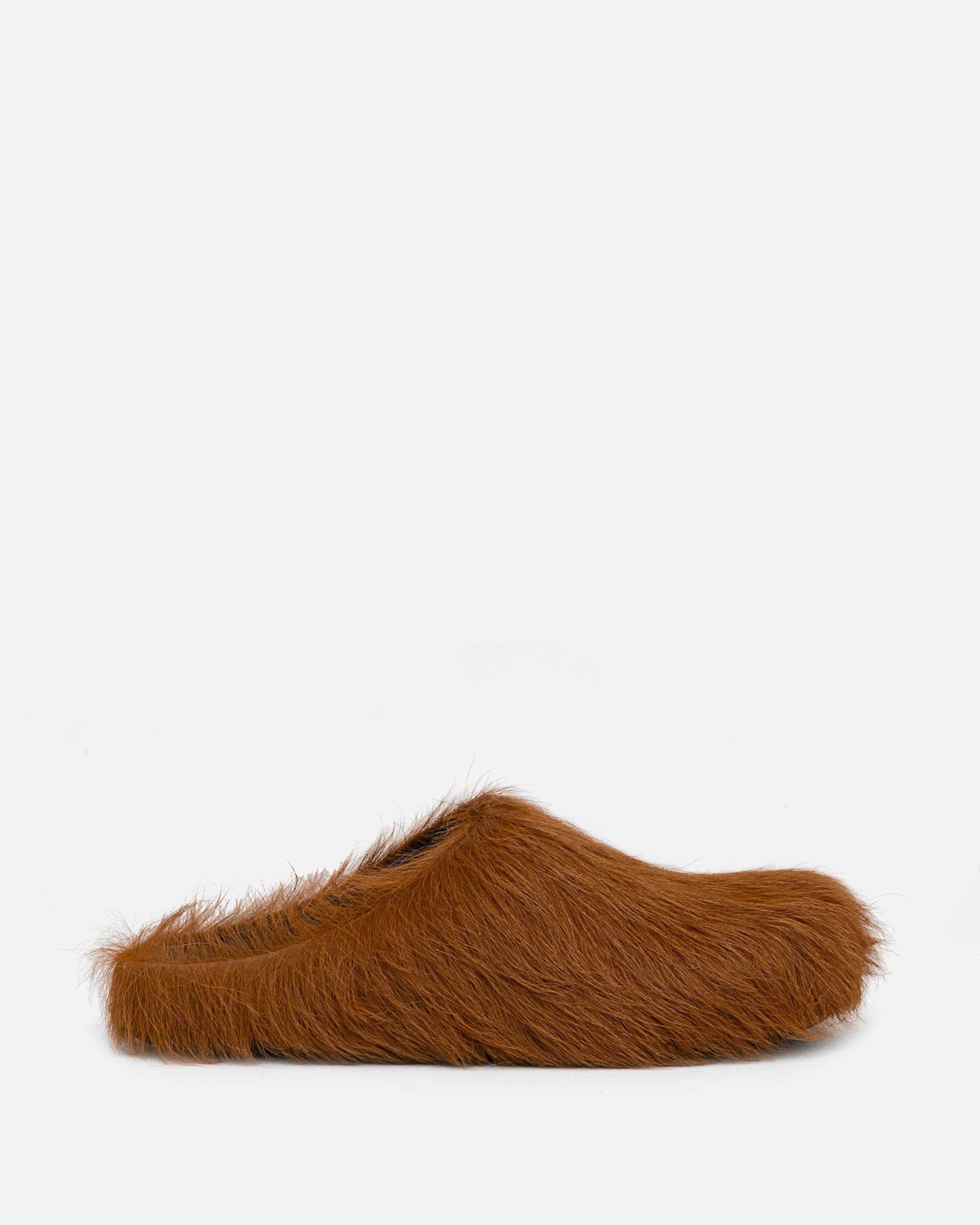 Calf-Hair Sabot in Tobacco