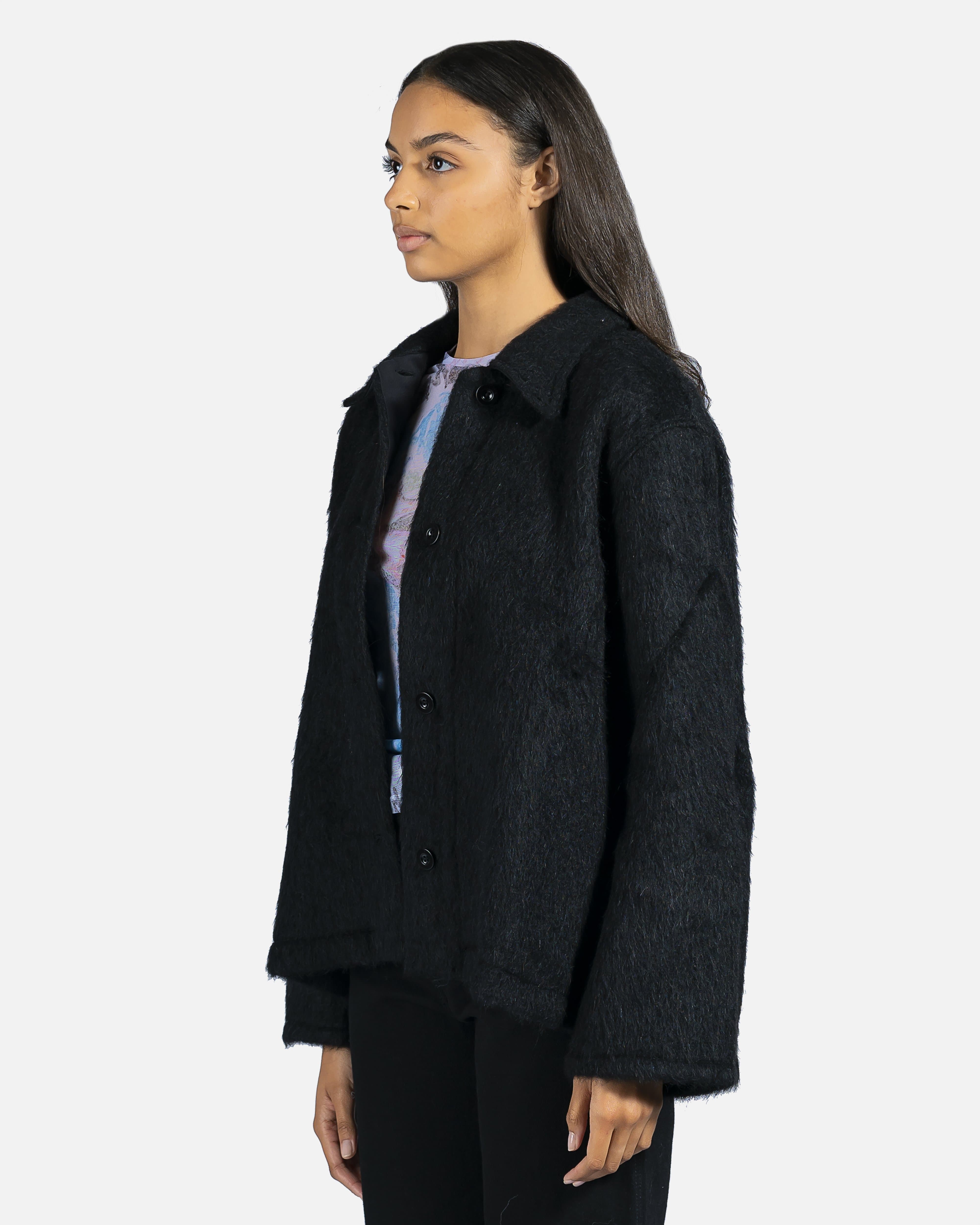 Camp Mohair Cardigan in Black